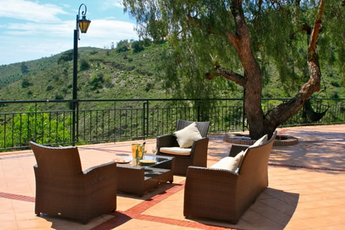 chairs on patio