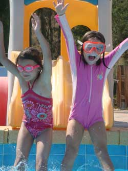 Kids in the pool